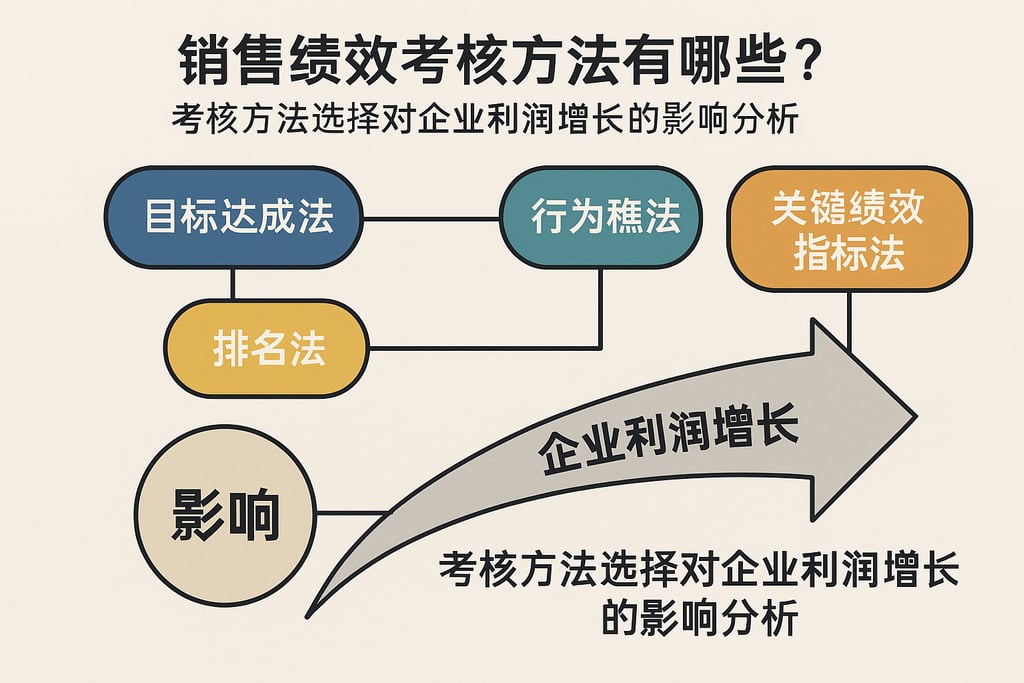 销售绩效考核方法有哪些？考核方法选择对企业利润增长的影响分析