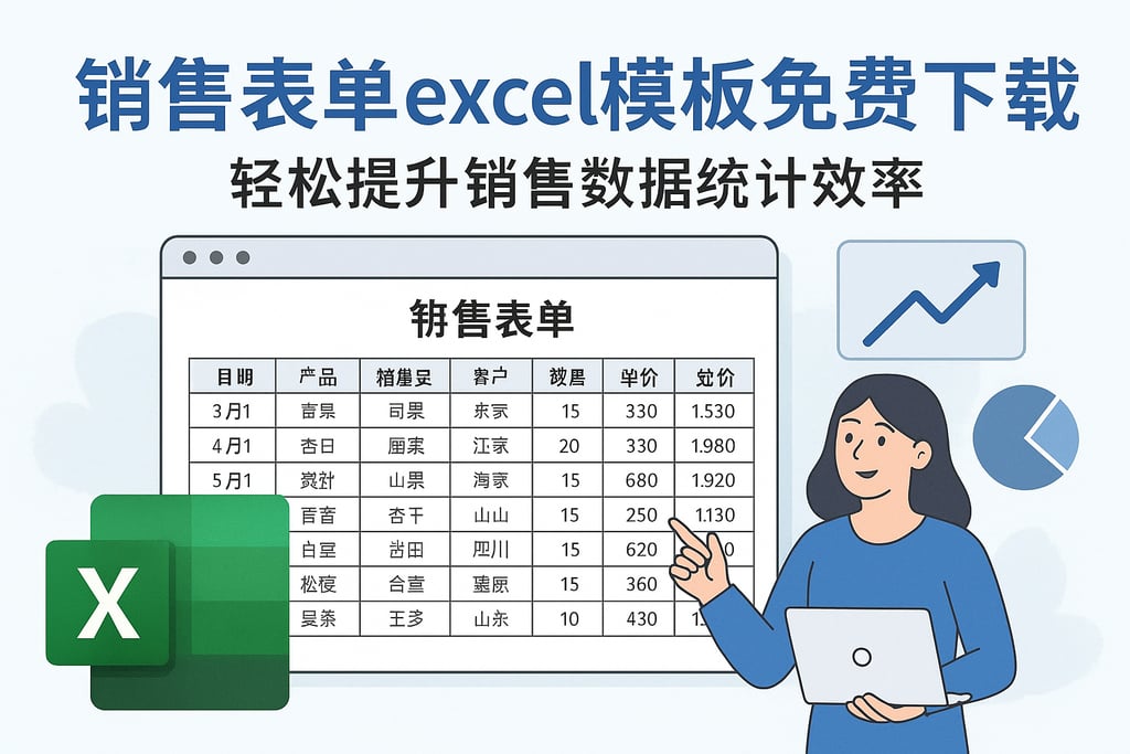 销售表单excel模板免费下载，轻松提升销售数据统计效率