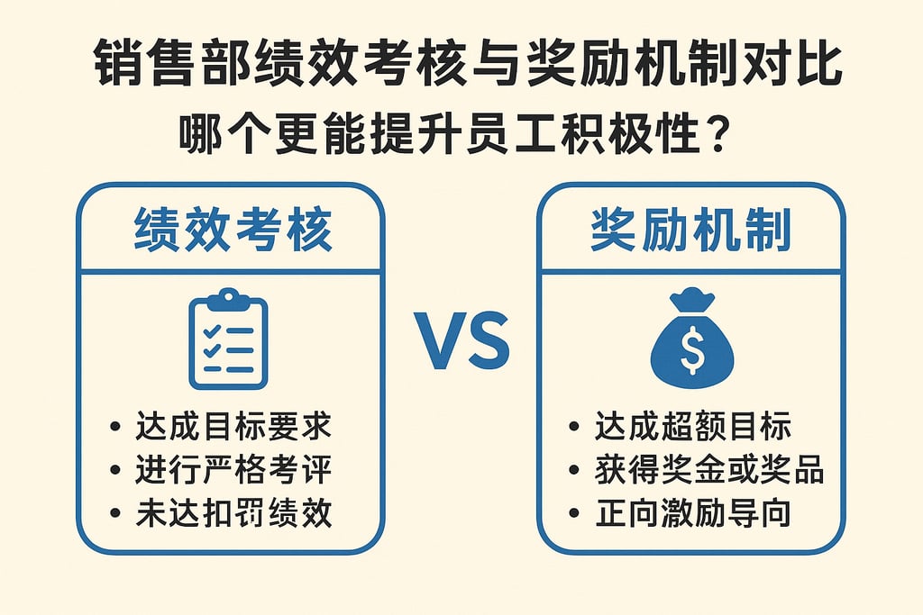 销售部绩效考核与奖励机制对比，哪个更能提升员工积极性？