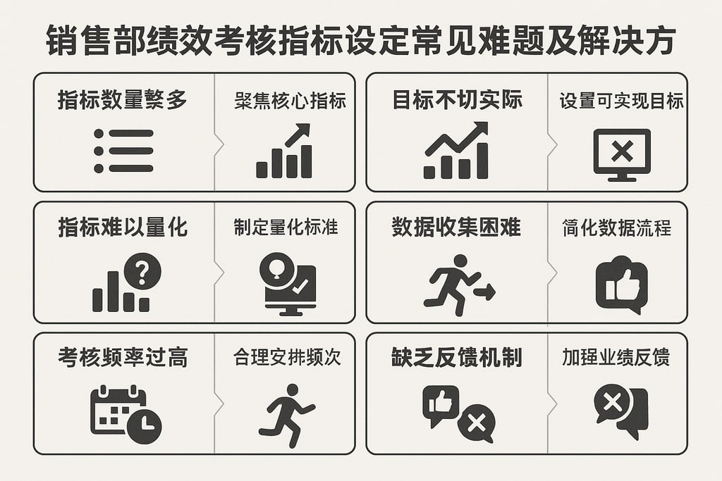 销售部绩效考核指标设定常见难题及解决方案大全