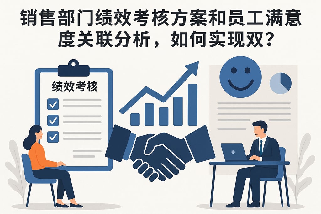 销售部门绩效考核方案和员工满意度关联分析，如何实现双赢？