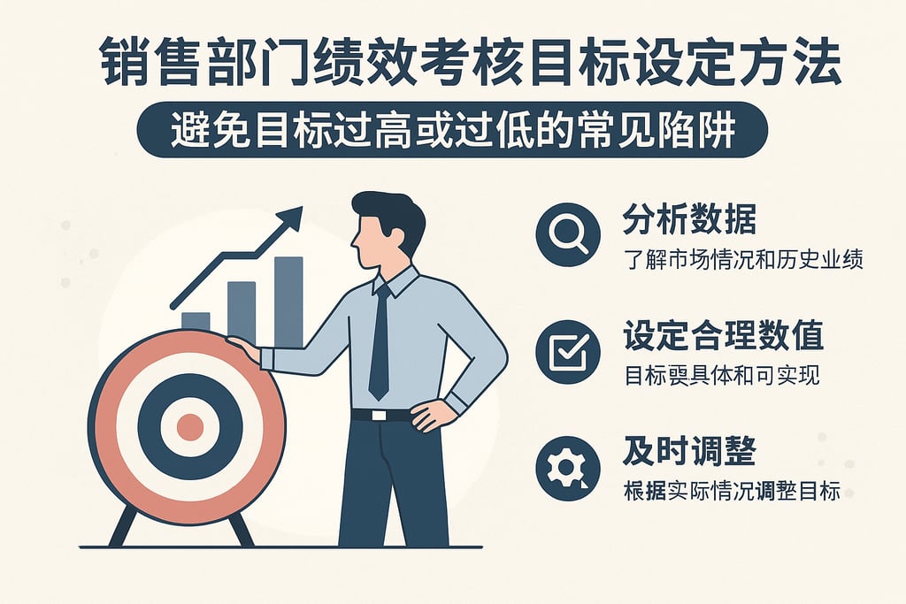 销售部门绩效考核目标设定方法，避免目标过高或过低的常见陷阱