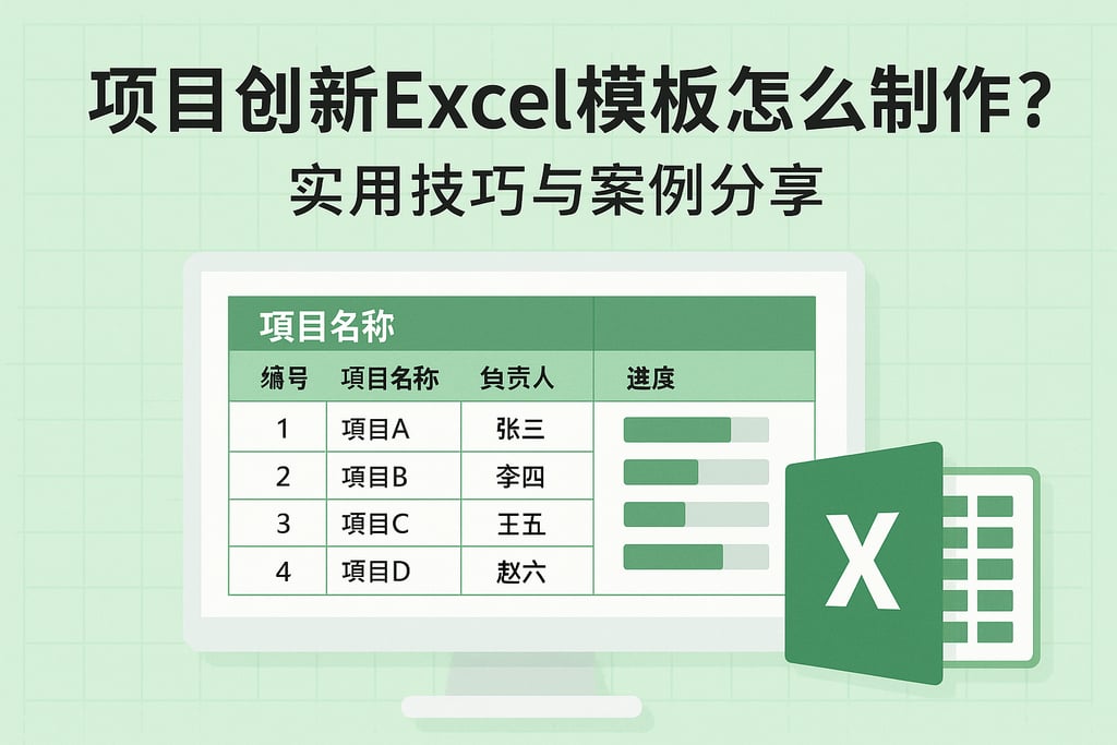项目创新excel模板怎么制作？实用技巧与案例分享