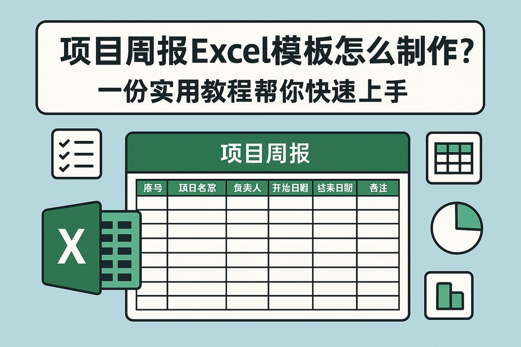 项目周报Excel模板怎么制作？一份实用教程帮你快速上手