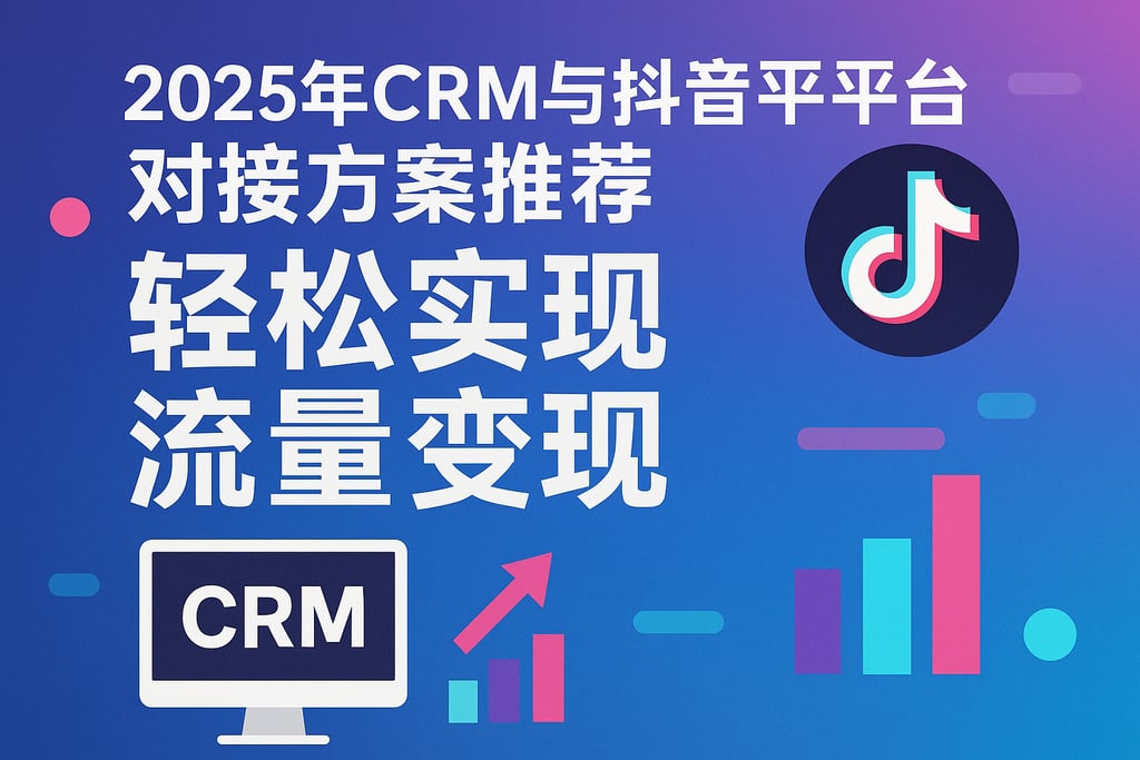 2025年CRM与抖音平台对接方案推荐，轻松实现流量变现