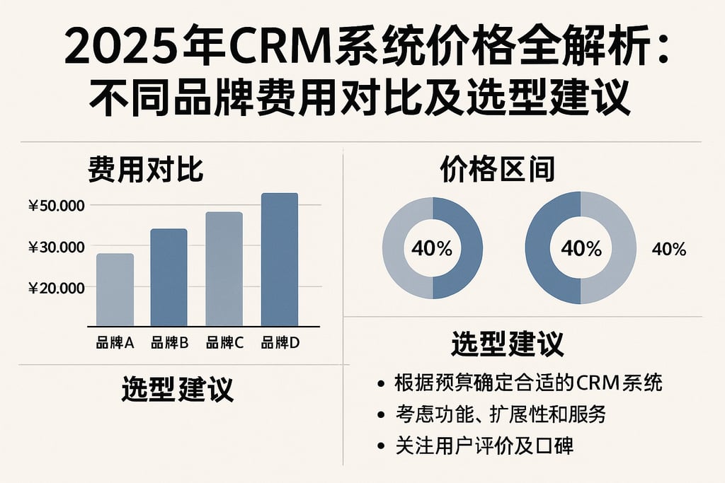 2025年CRM系统价格全解析：不同品牌费用对比及选型建议