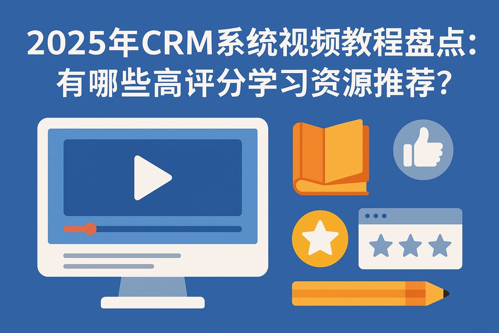2025年CRM系统视频教程盘点：有哪些高评分学习资源推荐？