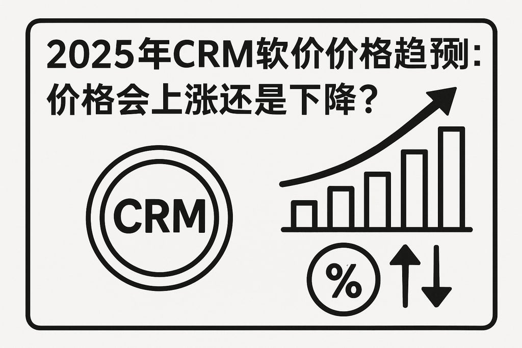 2025年CRM软件价格趋势预测：价格会上涨还是下降？