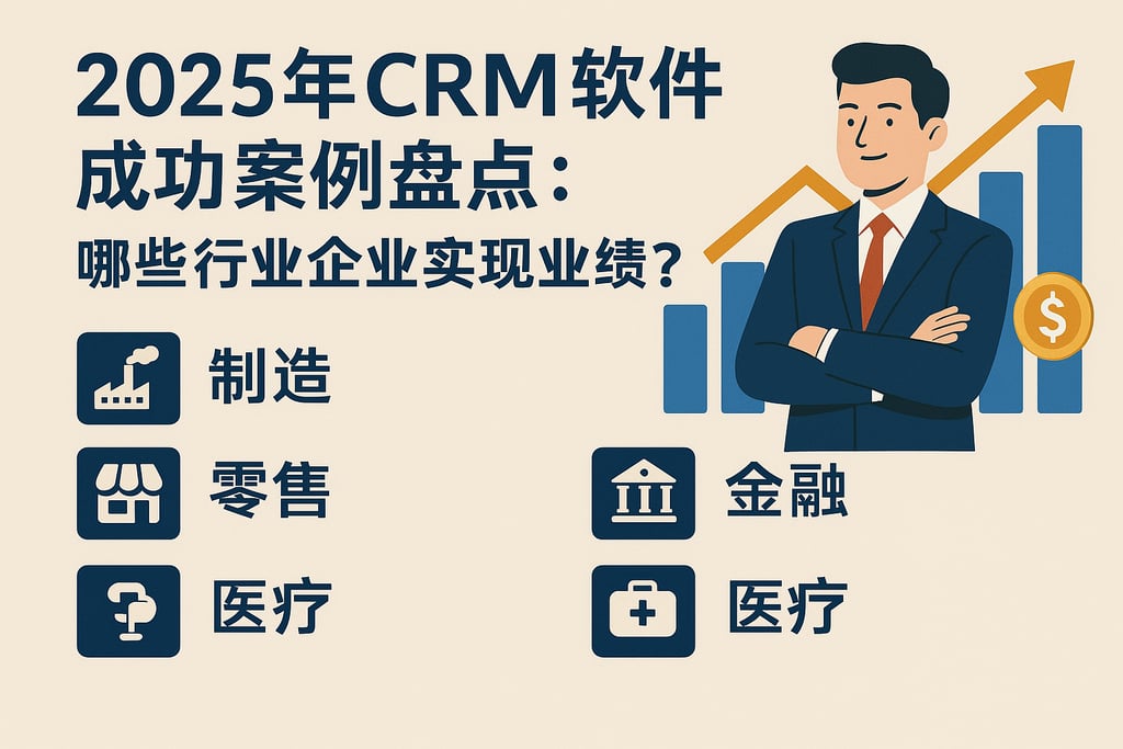 2025年CRM软件成功案例盘点：哪些行业企业实现业绩翻倍？