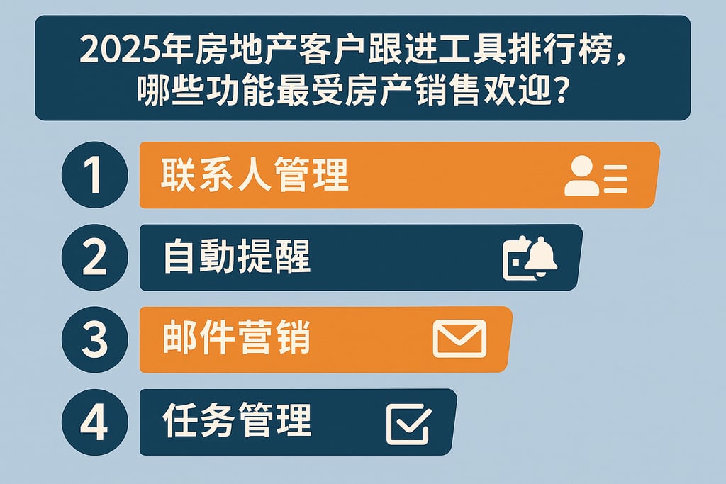 2025年房地产客户跟进工具排行榜，哪些功能最受房产销售欢迎？