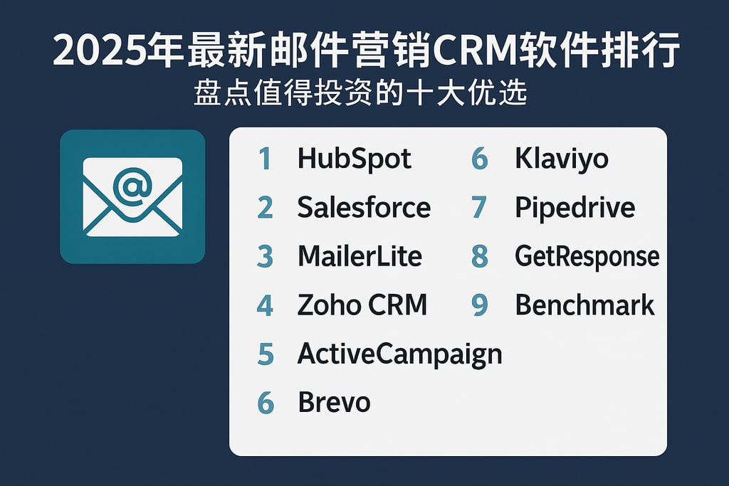 2025年最新邮件营销CRM软件排行榜，盘点值得投资的十大优选