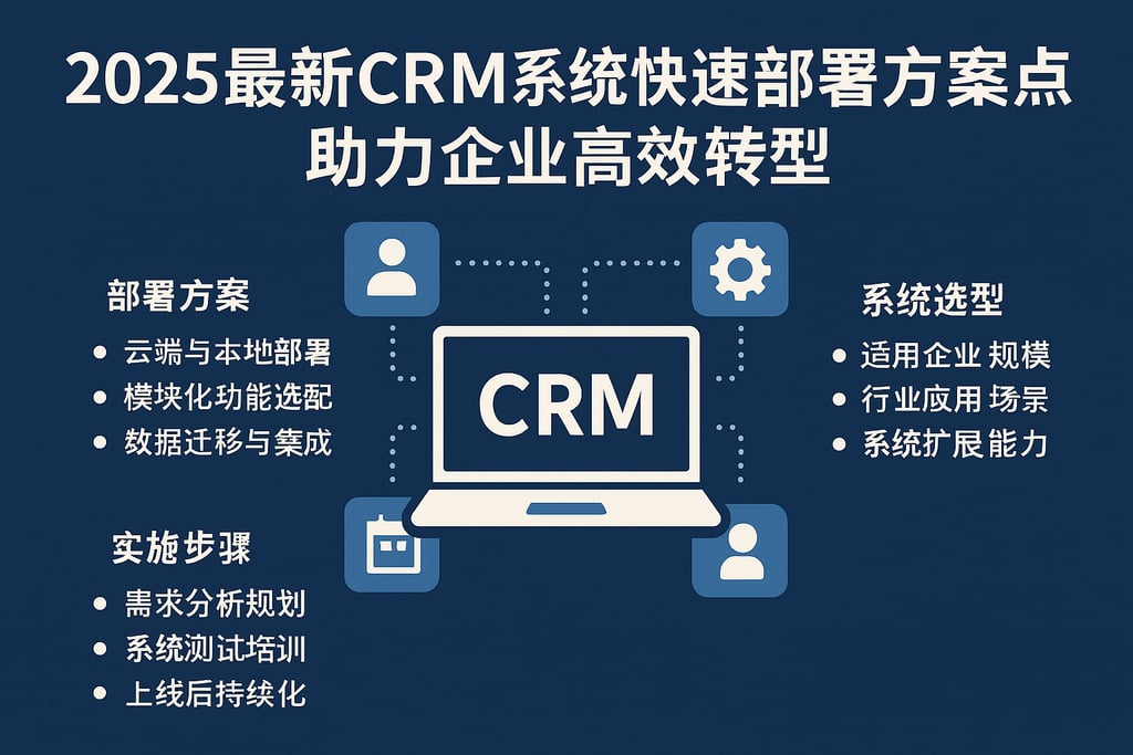 2025最新CRM系统快速部署方案盘点，助力企业高效转型