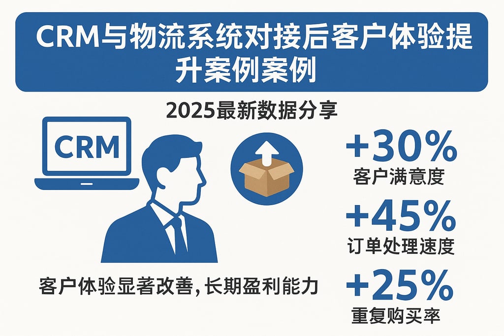 CRM与物流系统对接后客户体验提升案例，2025最新数据分享