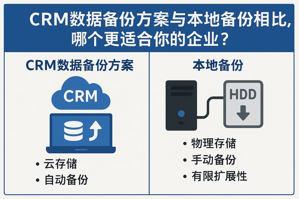 CRM数据备份方案与本地备份相比，哪个更适合你的企业？