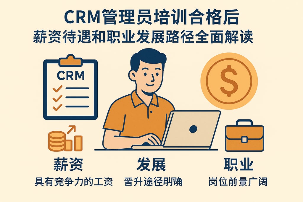 CRM管理员培训合格后，薪资待遇和职业发展路径全面解读