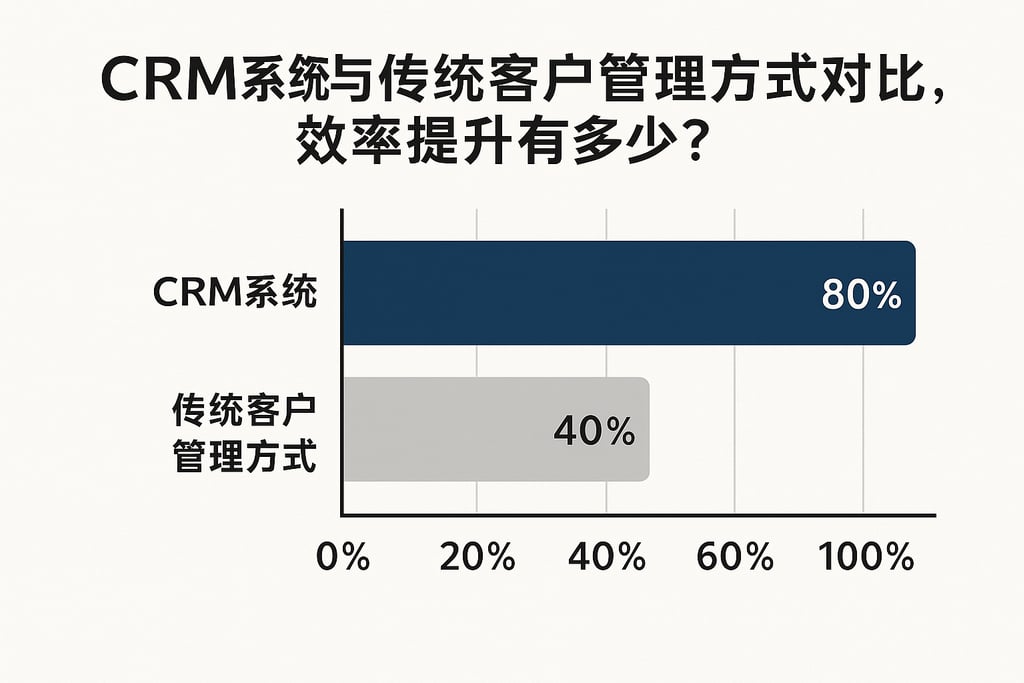 CRM系统与传统客户管理方式对比，效率提升有多少？
