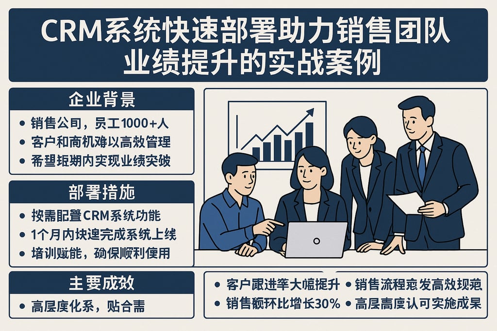 CRM系统快速部署助力销售团队业绩提升的实战案例