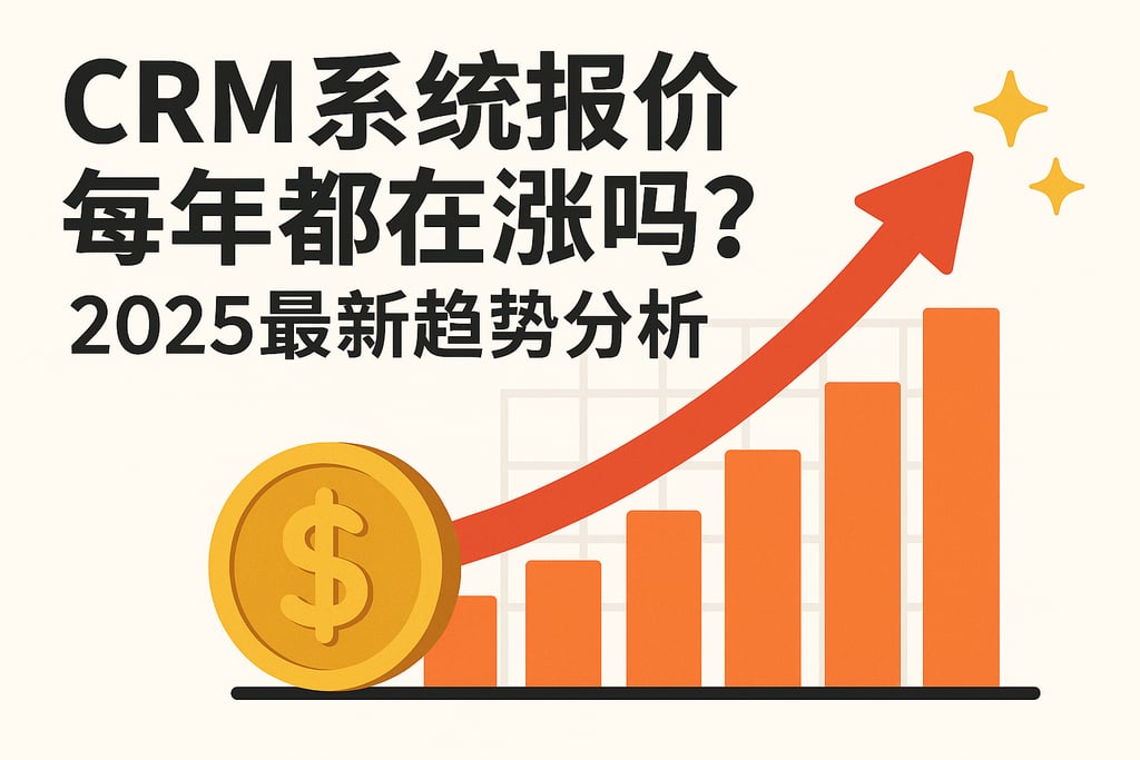 CRM系统报价每年都在涨吗？2025最新趋势分析