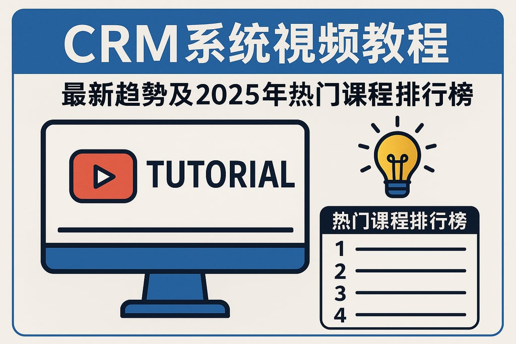 CRM系统视频教程最新趋势及2025年热门课程排行榜