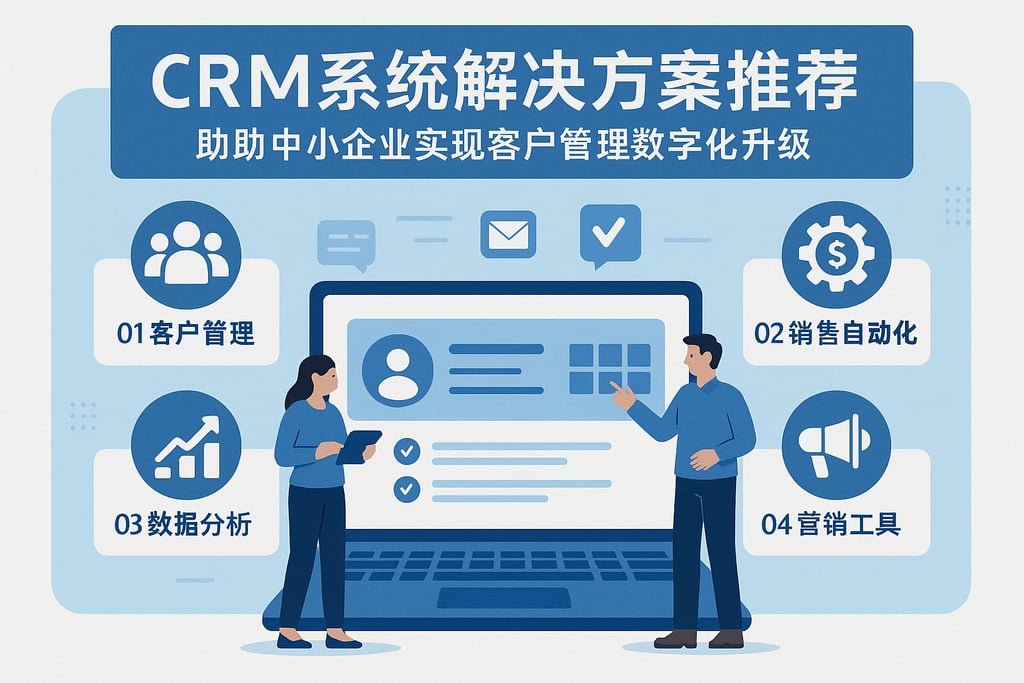 CRM系统解决方案推荐：帮助中小企业实现客户管理数字化升级
