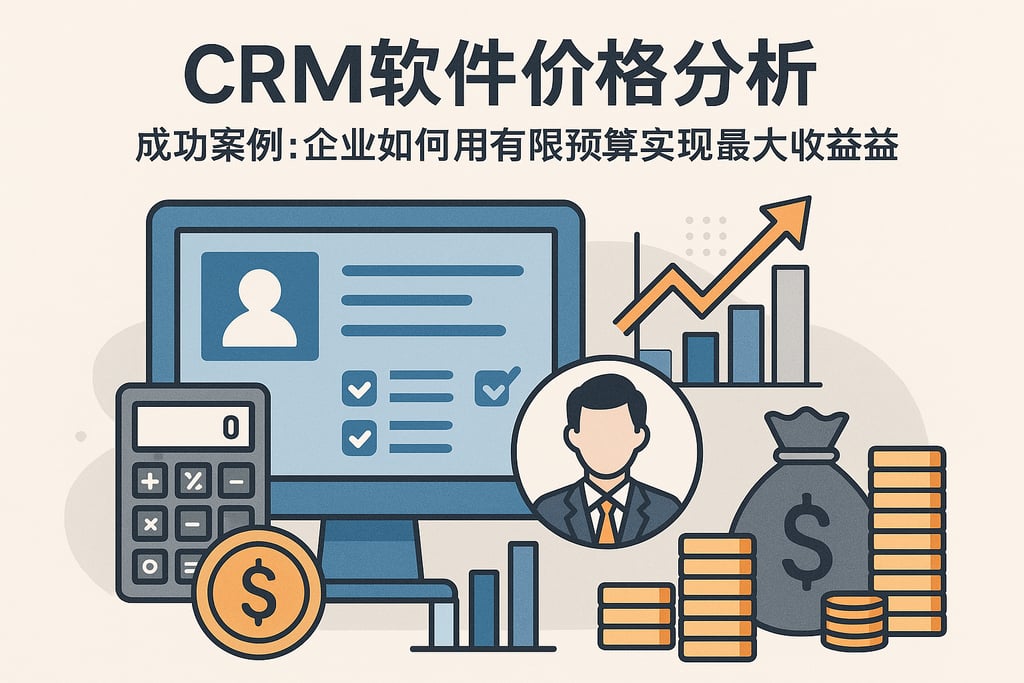 CRM软件价格分析，成功案例企业如何用有限预算实现最大收益