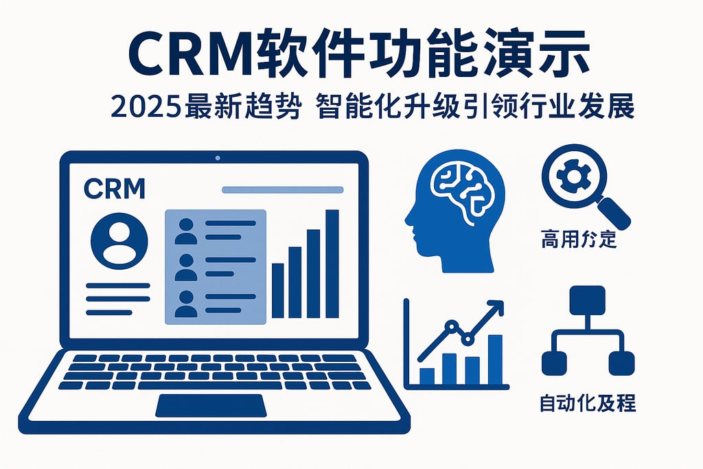 CRM软件功能演示2025最新趋势，智能化升级引领行业发展