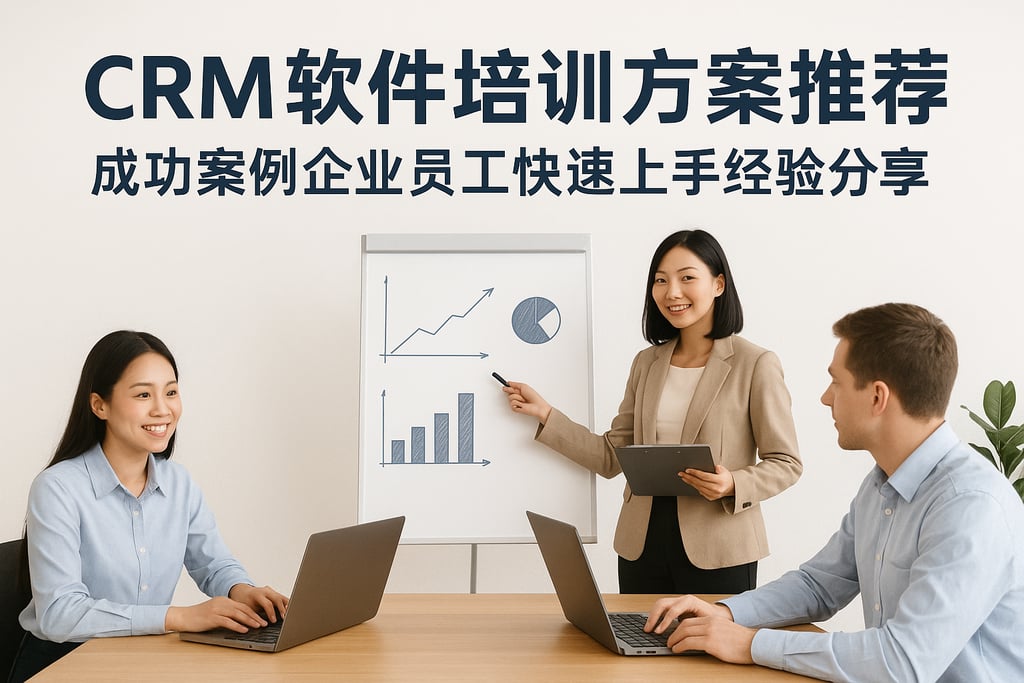 CRM软件培训方案推荐，成功案例企业员工快速上手经验分享