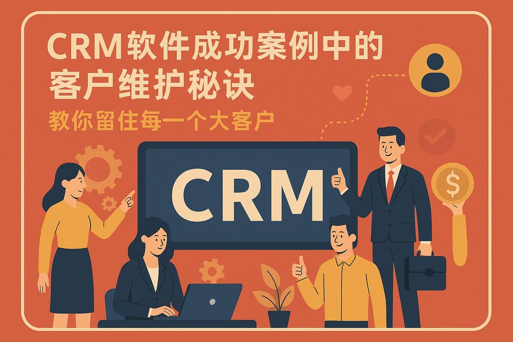 CRM软件成功案例中的客户维护秘诀，教你留住每一个大客户