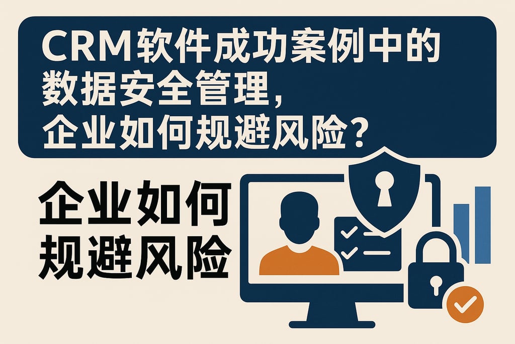 CRM软件成功案例中的数据安全管理，企业如何规避风险？