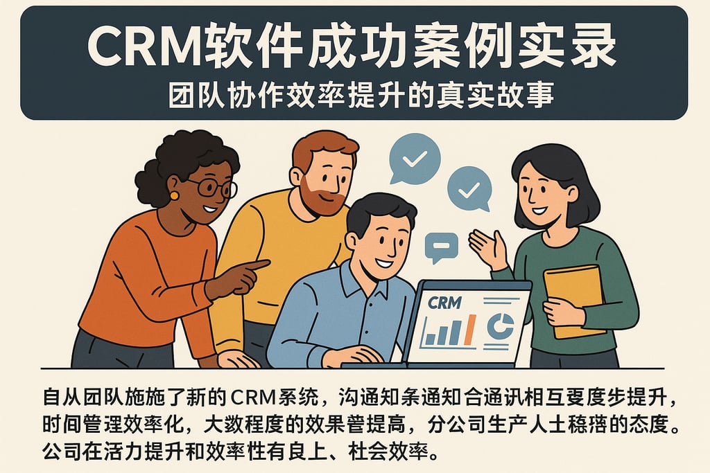CRM软件成功案例实录，团队协作效率提升的真实故事