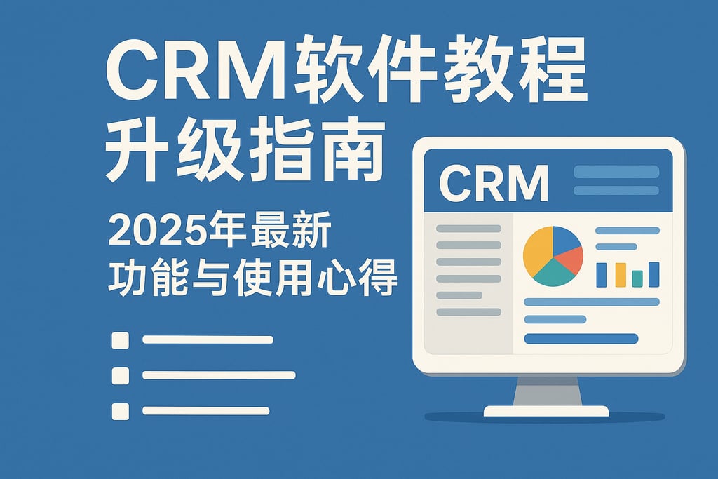 CRM软件教程升级指南：2025年最新功能与使用心得