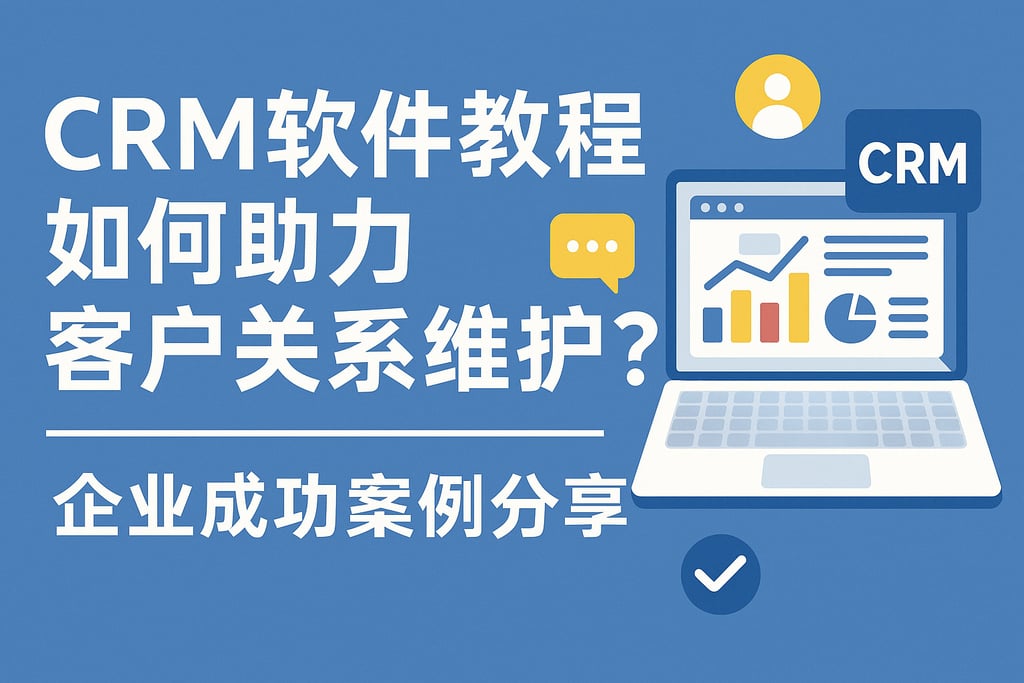 CRM软件教程如何助力客户关系维护？企业成功案例分享