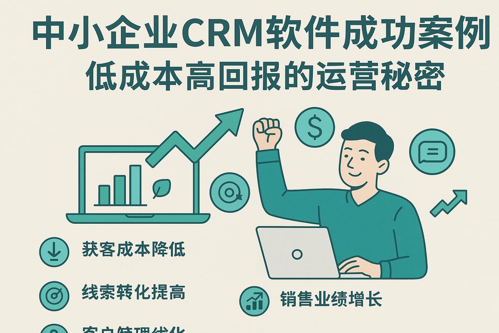 中小企业CRM软件成功案例，低成本高回报的运营秘密