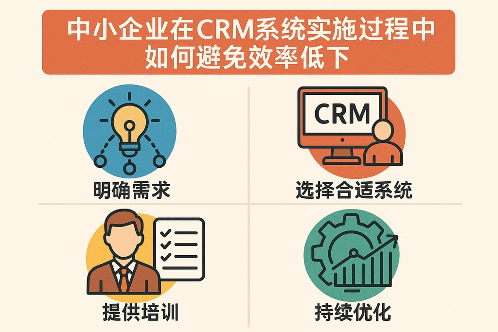 中小企业在CRM系统实施过程中如何避免效率低下