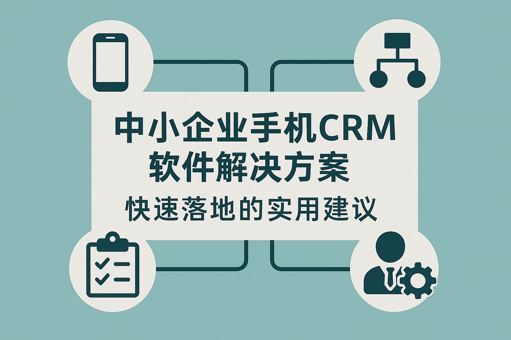 中小企业手机CRM软件解决方案：快速落地的实用建议