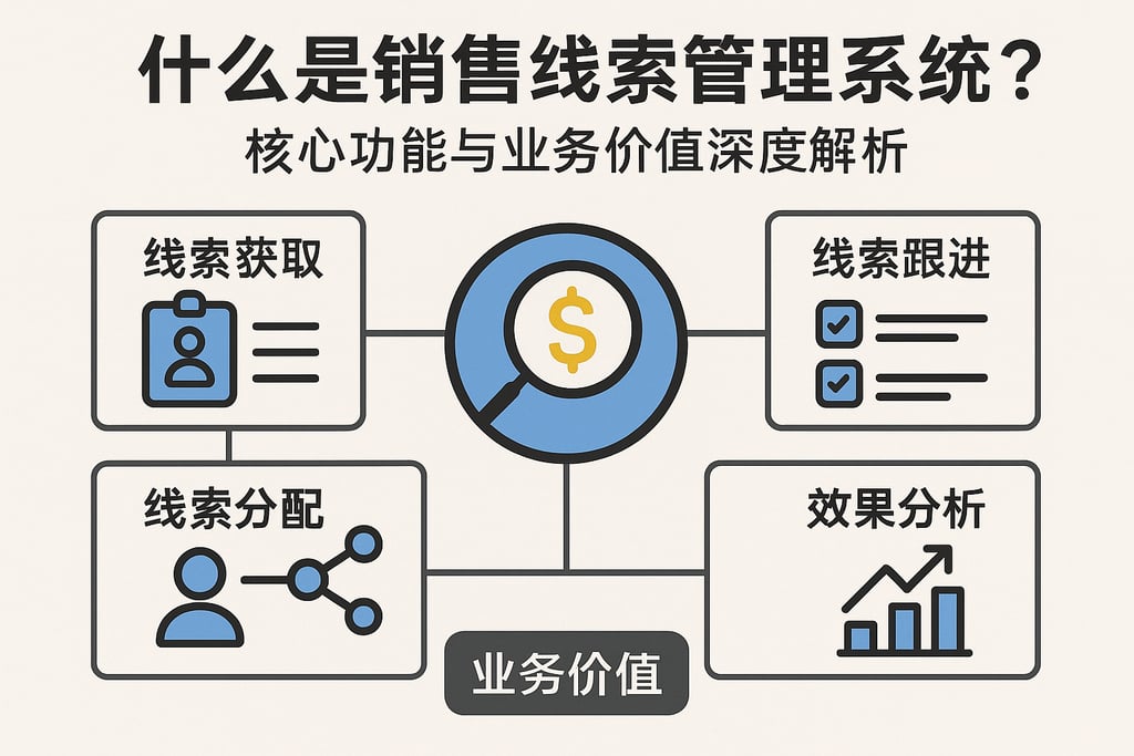 什么是销售线索管理系统？核心功能与业务价值深度解析