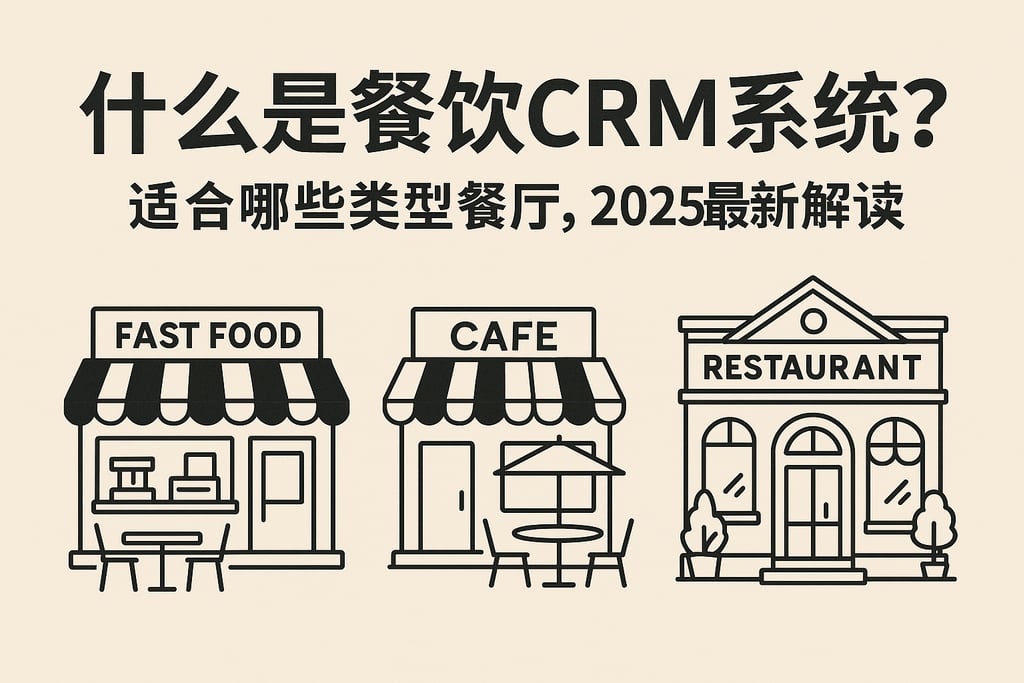 什么是餐饮CRM系统？适合哪些类型餐厅，2025最新解读