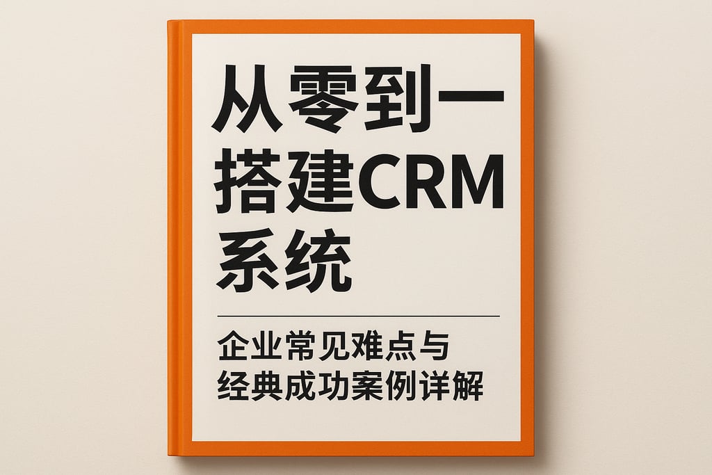 从零到一搭建CRM系统，企业常见难点与经典成功案例详解