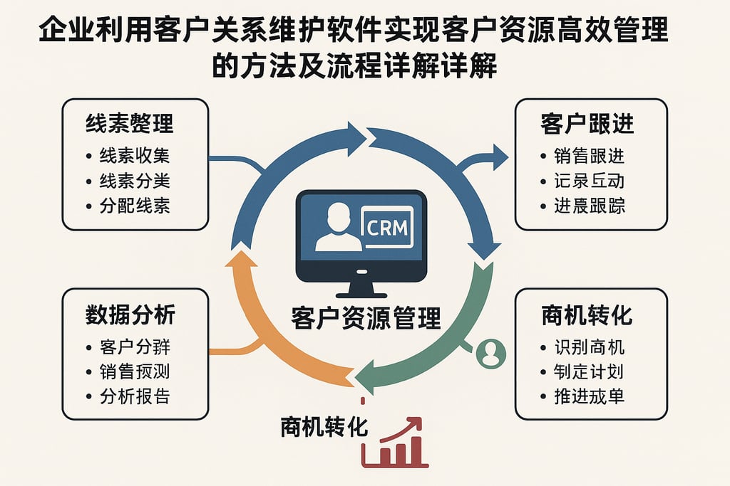 企业利用客户关系维护软件实现客户资源高效管理的方法及流程详解