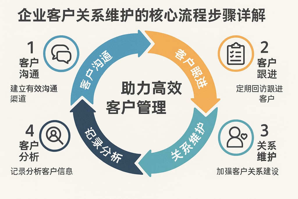 企业客户关系维护的核心流程步骤详解，助力高效客户管理