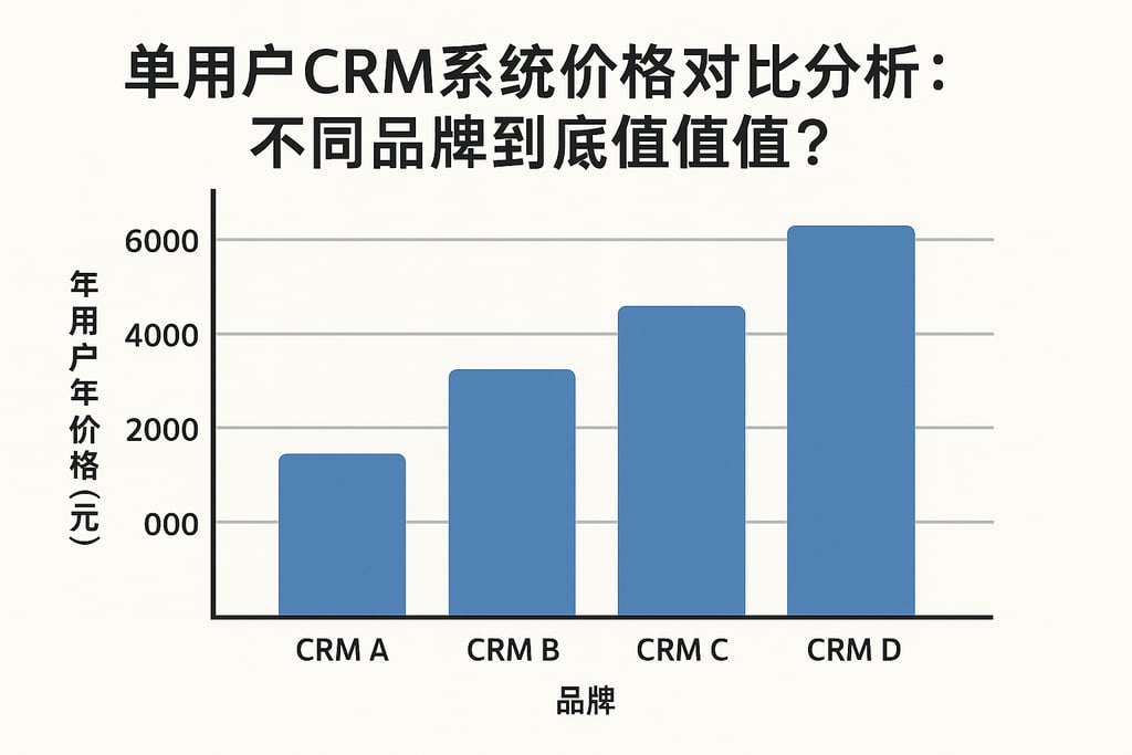 单用户CRM系统价格对比分析：不同品牌到底值不值？
