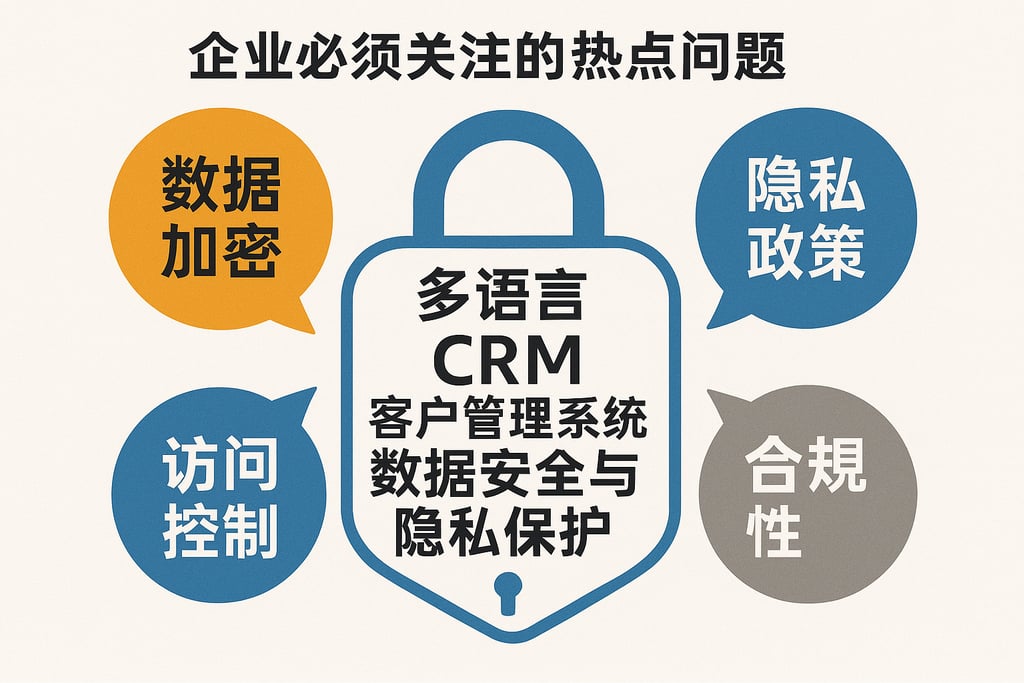 多语言CRM客户管理系统数据安全与隐私保护，企业必须关注的热点问题