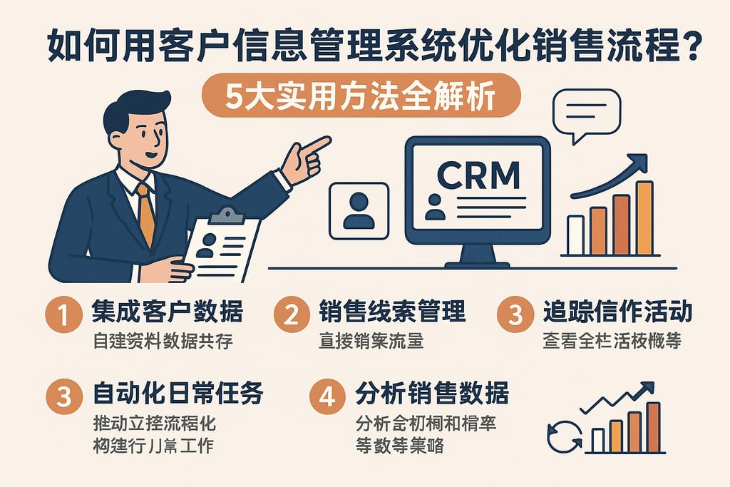 如何用客户信息管理系统优化销售流程？5大实用方法全解析