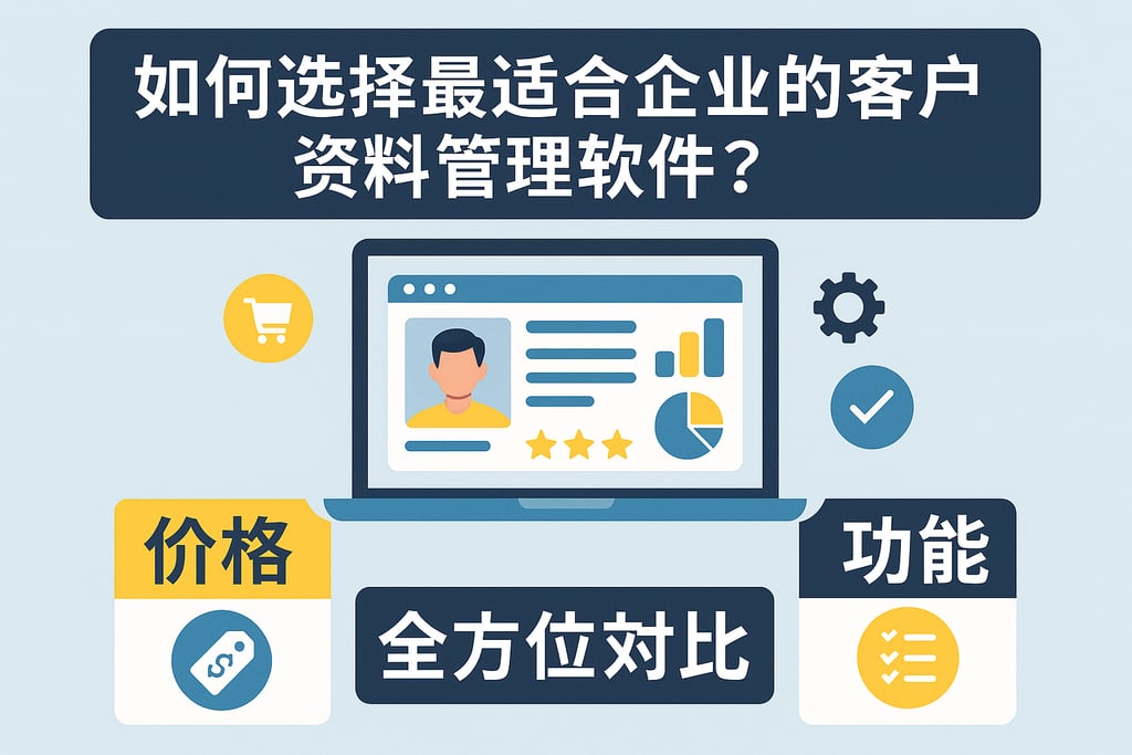 如何选择最适合企业的客户资料管理软件？价格、功能全方位对比