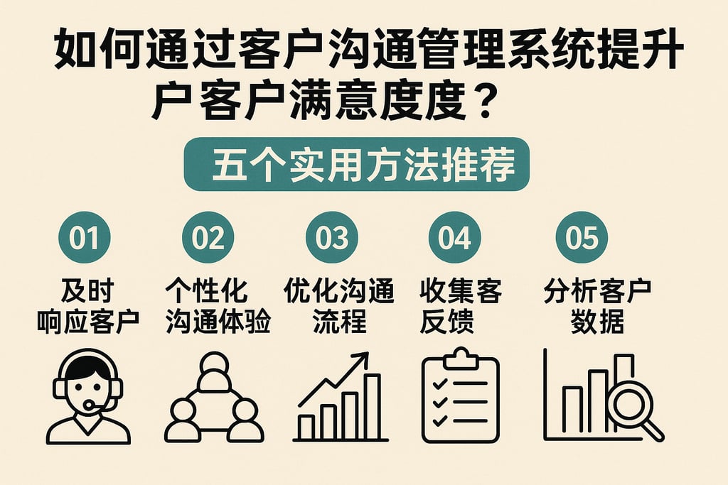 如何通过客户沟通管理系统提升客户满意度？五个实用方法推荐