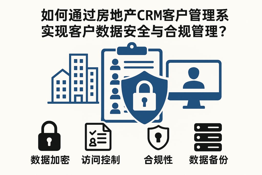 如何通过房地产CRM客户管理系统实现客户数据安全与合规管理？