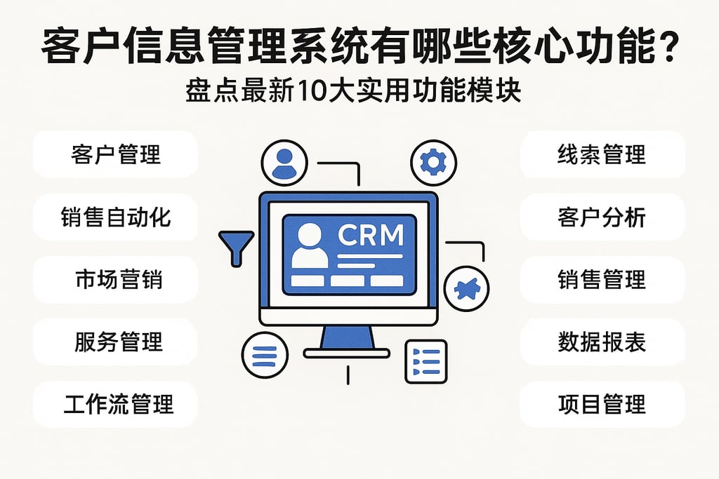 客户信息管理系统有哪些核心功能？盘点最新10大实用功能模块