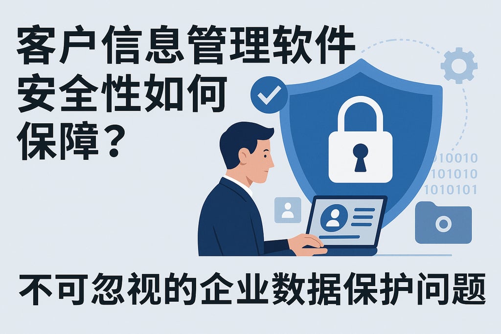 客户信息管理软件安全性如何保障？不可忽视的企业数据保护问题