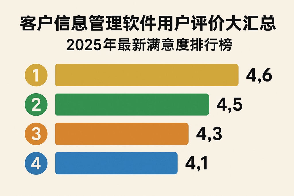 客户信息管理软件用户评价大汇总，2025年最新满意度排行榜