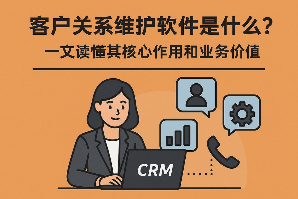 客户关系维护软件是什么？一文读懂其核心作用和业务价值